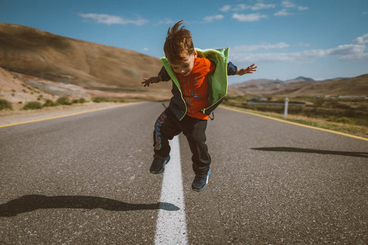 kid jumping